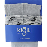 Medium Grey 2-Pack Patterned Cotton Boxer Set