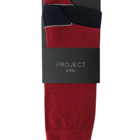 Dark Navy Blue 2-Pack Plain Cotton Socks Set