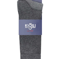 Medium Anthracite 2-Pack Plain Socks