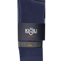 Medium Navy Cotton Thermal Socks