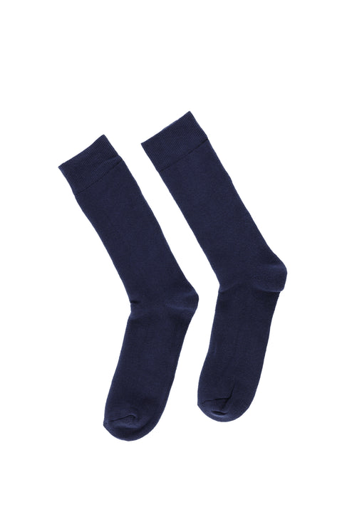 Medium Navy Cotton Thermal Socks