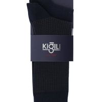 Dark Navy Blue 2-Pack Patterned Socks