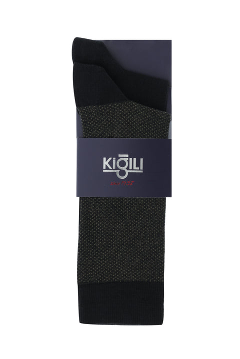 Light Black 2-Pack Patterned Socks
