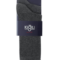 Medium Gray 2-Pack Patterned Socks