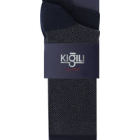 Medium Navy Blue 2-Pack Patterned Socks
