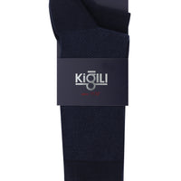 Medium Navy Blue 2-Pack Patterned Socks