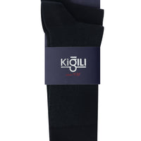 Açık Siyah 2'li Desenli Çorap Seti