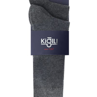 Medium Gray 2-Pack Patterned Socks