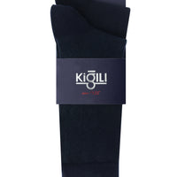 Medium Navy Blue 2-Pack Patterned Socks