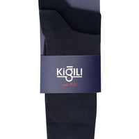 Medium Navy Blue 2-Pack Cotton Patterned Socks