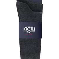 Medium Anthracite 2-Pack Patterned Socks
