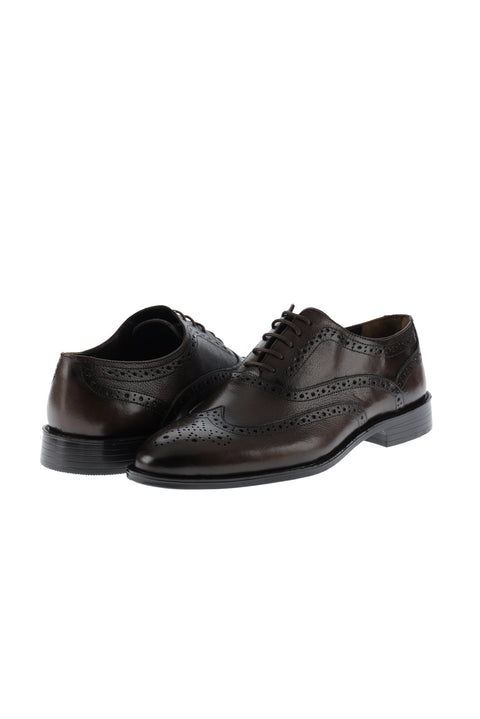 Medium Brown Classic Leather Shoes