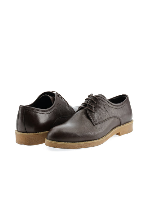 Dark Brown Classic Leather Shoes