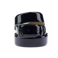 Dark Navy Classic Patent Leather Belt