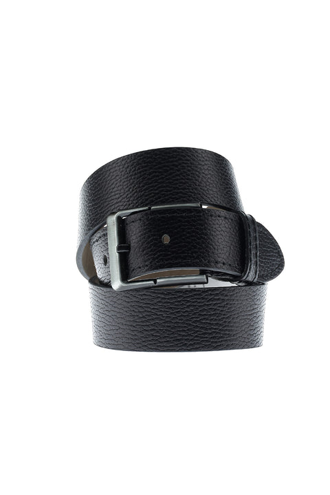 Black Sport Leather Belt