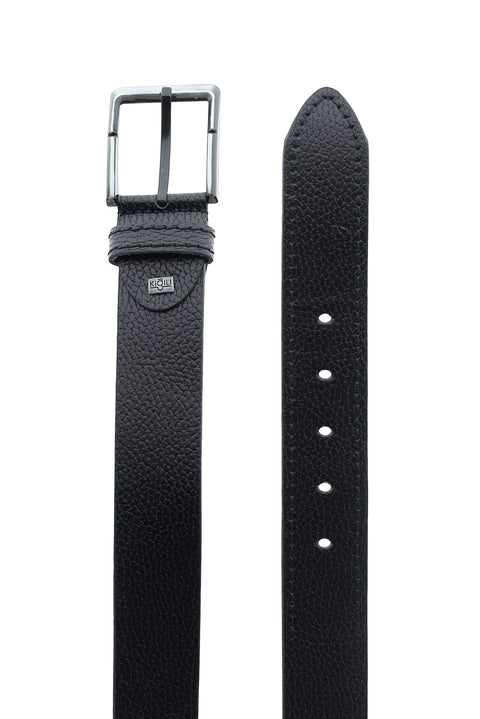Black Sport Leather Belt