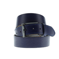 Dark Navy Leather Sport Belt