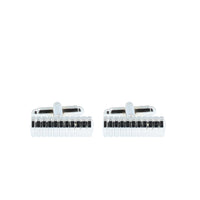 Metallic Gray Cufflinks