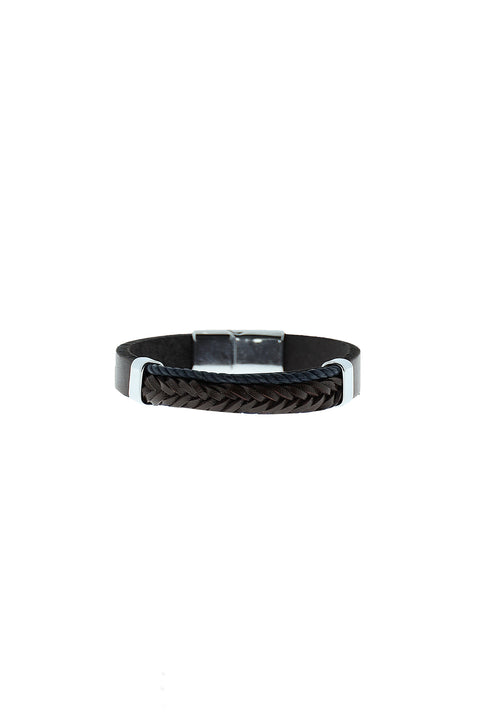Medium Brown Leather Bracelet
