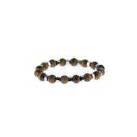 Medium Brown Natural Stone Bracelet