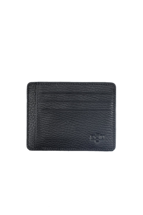 Black Leather Card Holder