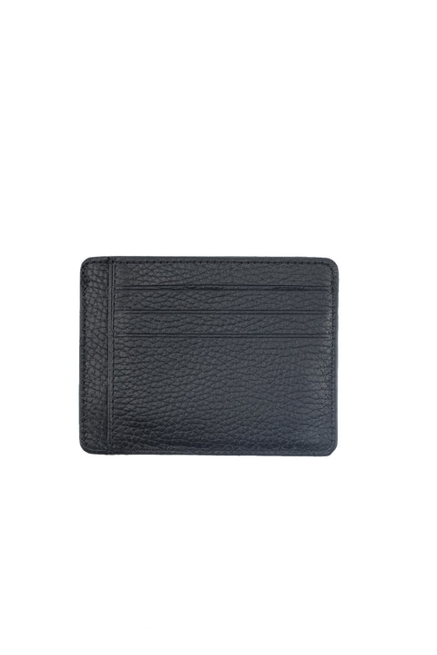 Black Leather Card Holder