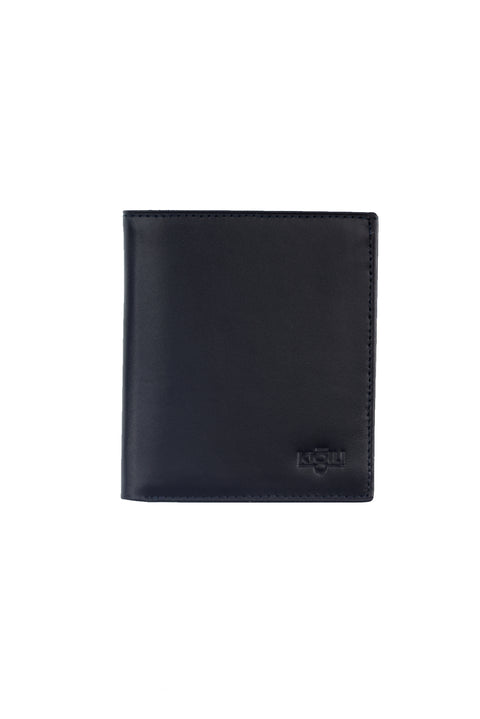 Medium Navy Leather Wallet