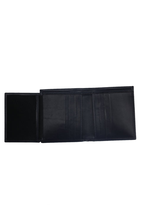 Medium Navy Leather Wallet