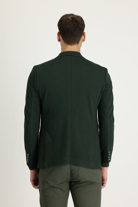 Dark Green 4 Drop Relaxed Fit Jacket