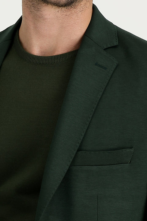 Dark Green 4 Drop Relaxed Fit Jacket