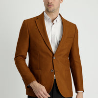 Camel 7 Drop Slim Fit Patterned Sport Jacket