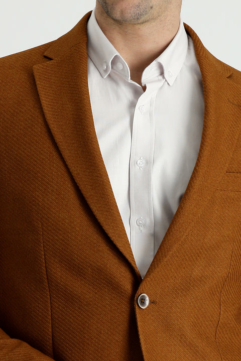 Camel 7 Drop Slim Fit Patterned Sport Jacket