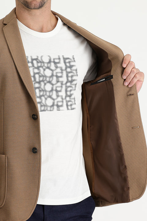 Camel 7 Drop Super Slim Fit Eksra Dar Kesim Örme Ceket