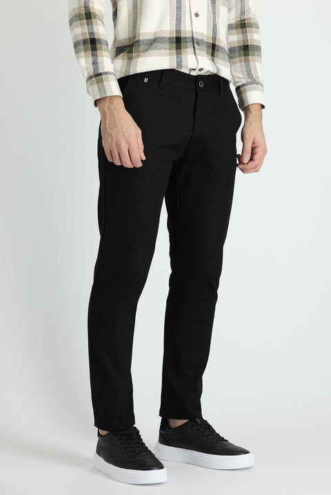 Siyah Regular Fit Standart Kesim Spor Pantolon