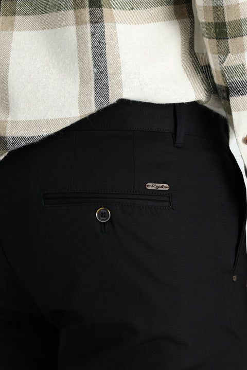 Black Slim Fit Tapered Tracksuit Bottoms