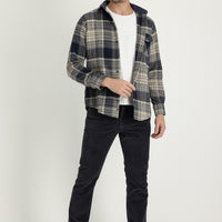 Mid-Smoke Regular Fit Standard Cut Lycra Velvet Trousers