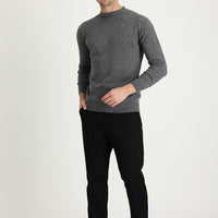 Black Regular Fit Standard Cut Cotton Canvas / Chino Trousers