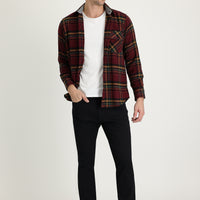 Black Regular Fit Standard Cut Lycra Canvas / Chino Trousers