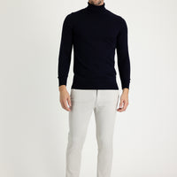 Stone Regular Fit Standard Cut Lycra Canvas / Chino Trousers