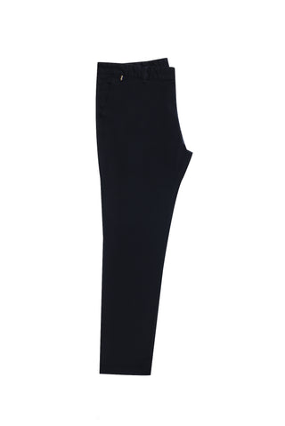  Koyu Lacivert Regular Fit Standart Kesim Likralı Kanvas / Chino Pantolon