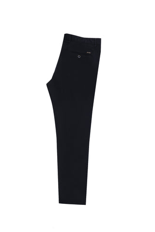  Koyu Lacivert Regular Fit Standart Kesim Likralı Kanvas / Chino Pantolon