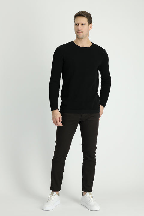 Medium Coffee Slim Fit Stretch Canvas / Chino Trousers
