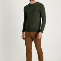 Tan Slim Fit Patterned Sport Trousers