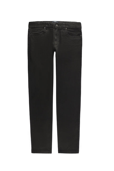 Medium Coffee Slim Fit Stretch Canvas / Chino Trousers