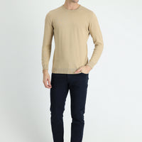 Mid-Navy Slim Fit Stretch Canvas / Chino Trousers