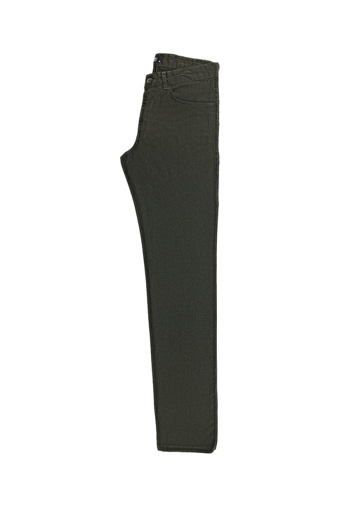 Orta Haki Slim Fit Dar Kesim Likralı Kanvas / Chino Pantolon