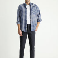 Medium Anthracite Slim Fit Stretch Canvas / Chino Trousers