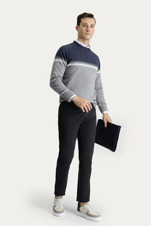 Medium Anthracite Regular Fit Standard Cut Sports Trousers