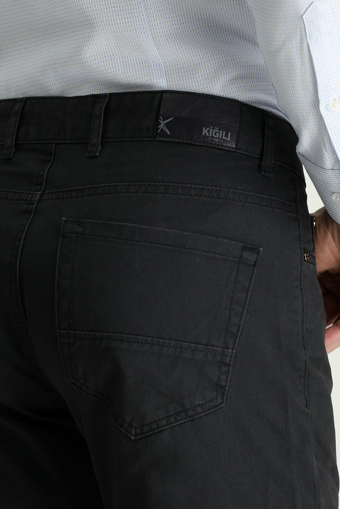 Medium Anthracite Regular Fit Standard Cut Sports Trousers