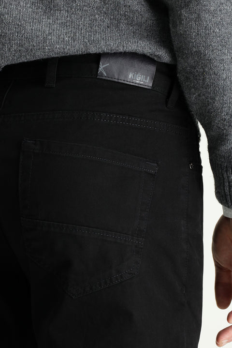 Black Slim Fit Tapered Tracksuit Bottoms